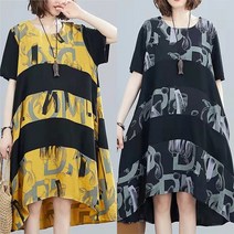 새로본 린넨-쇼9807두줄나염O 빅사이즈 풍기인견 OPS원피스 여성 미시