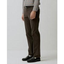 차콜그레이 스트레이트핏 겨울 기모 치노 팬츠 HZPA1D502CG