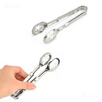 스텐 미니 치킨 반찬 집게 얼음집게 15cm 3호, 1+1)2개