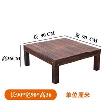 원목 야외 조립식 테라스 평상 방부목 야외마루 부식 방지 나무 바닥 플랫폼 발코니, P88 길이 90  폭  90  높이 36, 1㎡