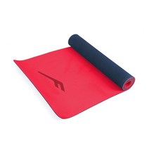 고밀도 고압축 프로스펙스 TPE 6mm 양면 요가매트 +스트랩포함, 네이비&레드