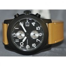 마크제이콥스 남성 래리 블랙 다이얼 Tan 정품 가죽 시계 MBM5053 여성 패션시계