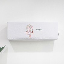 린넨 삼성 무풍 엘지 휘센 듀얼 발뮤다 스탠드 벽걸이 에어컨 선풍기 커버 보관 덮개, 에어컨커버벽걸이_드림캐쳐