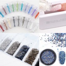 [안산뷰티모아] 픽시 스톤 크리스탈 샤인 트윙클 서포터 트레이 V컷 파츠 뾰족 0.8 ~ 1.2mm 7종 6종세트, 1개, [트윙클 픽시볼]04