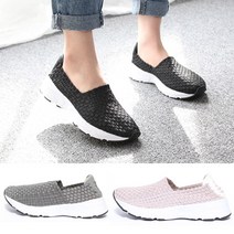 이피탑 푹신한 토오픈 밴딩 우븐 슬립온 샌들 CKK02