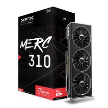 그래픽카드인기 그래픽카드순위 그래픽카드가격 XFX Speedster MERC310 AMD 라데온 RX 7900XT 블랙 게이밍 그래픽 카드 20GB GDDR6 RDNA 3 RX, RX 6950 XT