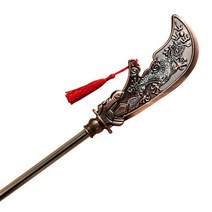 언월도 청룡언월도 연검 관우무기 목검 무술 진가검 창 소품, 스펀지 갈퀴 + 코일링 드래곤 스틱 +오공인형