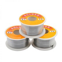 Paste FLUX 납땜용제 도금액 액상 솔더윅 100g 0.60.811.2 6337 플럭스 2.0 45ft 주석 납 주석 와이어 용융 로진 코어 솔더 납땜 와이어 롤 무세척, 100g 1.5mm