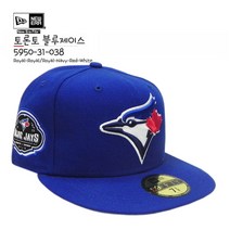 뉴에라 [슈즈네][정품] MLB 베이직 사이즈캡 토론토 블루제이스 야구모자 미국직배송 59FIFTY 류현진 모자