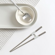 탁가온 어린이수저+젓가락교정기 세트, 선택1:어린이 수저세트(유광)|선택2:그레이