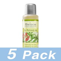 Saloos 바이오 캐스터 오일 Cold Pressed Oils Bio Castor Huile De Ricin Visage Et 50Ml 5개
