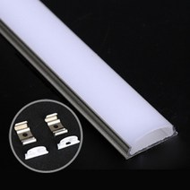 LED마켓 12V 24V LED바 부자재 모음, 61 유백색 플렉시블 방열판 세트 (50CM)
