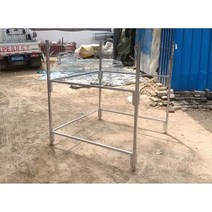 마대걸이 톤백 스탠드 지지대 포대 자루 거치대 1톤, 폭 1.1 길이 1.1 높이 1.3