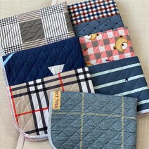 논슬립 생리방수패드 기능성 순면 매트 침대 이불 매트리스 깔개 월경 초경 선물, 04.체크리본