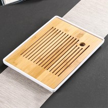 우드 사각 다기 차판 트레이 찻상 퇴수기 다도상 차우릴때 우린찻물 차마시기 전통차 잎차