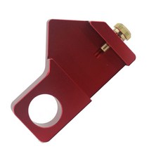 형틀 각도 틈새 게이지 목공 DIY 목공 앵글 스크라이버 스틸 눈금자 포지셔닝 블록, 눈금자 없음 빨간색