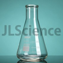 [JLS] SD Boro3.3 Glass Erlenmeyer Flask 강화유리 삼각플라스크 (50ml~500ml), 100ml  1ea, 100ml