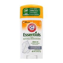 Arm & Hammer 암 앤 해머 에센셜 위드 내추럴 데오도라이저 데오드란트 무향 71 g, 1개, 71g