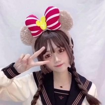 머리핀 디즈니 머리띠 다피 베어 스테이라 발레 토끼 스타더로 카드 털 헤어액세서리 시라이 로즈랜드 2911153576