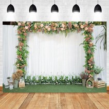 Yeele 결혼식 결혼 Anniversai 파티 배경 꽃 Pergola 흰색 스튜디오 Photophone, [01] Vinyl 60x40cm