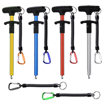 엔트모 바다 민물 낚시바늘빼기 포셉가위 우럭바늘빼기 패키지, 골드, 1개