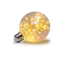 LED 에디슨눈꽃전구 G95 2W, 전구색, 3개