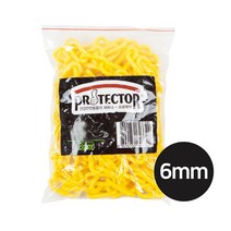 (모두팜) (플라스틱체인) 6mm (황색), 1개