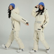 남성 여성 스키 복 겨울 야외 따뜻한 방풍 방수 까마귀 자켓   바지 스노우 보드 정장 장비 세트