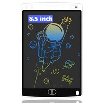 드로잉패드 액정타블렛 웹툰그리기패드 필기 태블릿 드로잉 보드 매직 어린이 선물 패드 LCD 장난감 교육 완구 8.5 인치 10 12, [14] White-8.5-Color