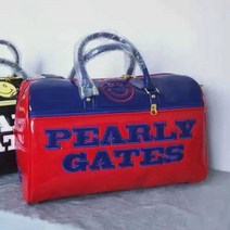 여성 골프 보스턴백 여성여성보스턴백 골프 의류 가방 대용량 여행 가방 크리스탈 PU, 레드 블루, 길이 49, 폭 25, 높이 30cm