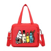 기저귀가방 휴대용 대용량 외출용 육아필수템 쇼퍼백 백팩, 붉은 하마