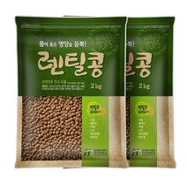 현대농산 갈색 렌틸콩 4kg (2kgx2봉) 렌즈콩, 1개