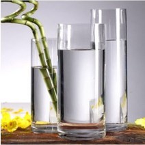 WARM대형 유리꽃병 플라워데코 대나무꽃병 인테리어 긴꽃전용, 구경 12 높이 50cm