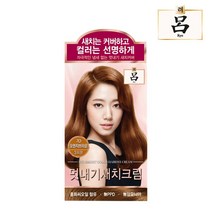 려 우아채 멋내기 새치크림 염색약, 7O 오렌지브라운, 1개