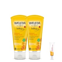 벨레다 카렌듈라 샴푸&워시 200ml 2개+미니치약 증정 유아 크림, 단품