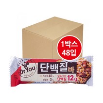 오리온 닥터유 단백질바 50g x 48개 한박스 뉴트리션바, 1개