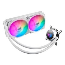 ASUS ROG Strix LC 240 RGB 화이트 에디션 올 인 원 액체 CPU 쿨러, STRIX LC RGB White Edition_240