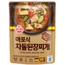 [뚜나샵] 오뚜기 마포식 차돌된장찌개 500g x 2개