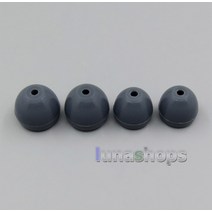 LN005182 Shure se846 se535 Etymotic ER4B 용 튜브가있는 이어폰 실리콘 팁, 한개옵션0