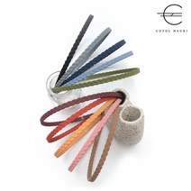 코욜하우키 [당일출고] 여자 남자 머리띠 와이어 헤어밴드 플라스틱 여성 밴드 꽈배기 세안 운동 얇은머리띠