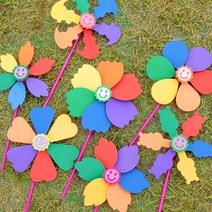 민화샵 EVA 바람개비 만들기 7종 야외활동 만들기세트 스폰지 바람개비 diy EVA만들기 바람게비 야외전시, 민화 EVA 바람개비_회오리