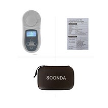 당도 측정기 비파괴 당도계 휴대용 디지털 염분계 소금물 수프 0-28% 주방 음식 염분, 1.salt refractometer, 1개