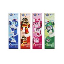 어린이 아기 치약 유아 불소 도포 자일리톨 칼슘 로보카 폴리 엠버 헬리 로이 80g 1개, 폴리(포도향)