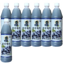 청솔 블루베리 음료베이스 835ml / 과일원액, 7개