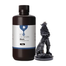 ANYCUBIC ECO UV 수지LCD 3D 프린터에 사용되는 낮은 냄새 안전 405nm, 1kg 블랙 러시아 연방