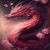 용그림 풀 스퀘어 라운드 다이아몬드 페인팅 판타지 레드 드래곤 대형 자수 모자이크 동물 크리스탈 그림 키트 홈 장식, 64.4 - round 25x50cm