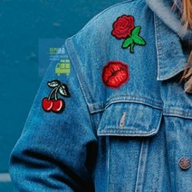 열접착 미니 와펜 자수패치 유아 미술놀이 초딩 유아 만들기 키트 초등학생 만들기 세트, 03_소형스팽글-빨간별 UCMPC0930