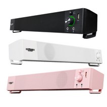 몬스타기어 가츠 LIVE100 사운드바 컴퓨터 스피커 USB전원 2채널 스피커, 블랙