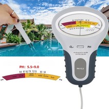 수질 분석 검사 테스트 지하수 감지기 PH 잔류 염소 시험기 h599, 단일사이즈, PC102