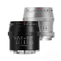 카메라렌즈 호환 Mingjiao 광학 50mm f1.2 대형 조리개 인물 렌즈는 니콘 Z 마운트 캐논 소형 스핏툰 후지 필름 카메라에 적합합니다., E 마운트, 검은 색
